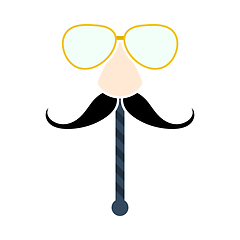 Image showing Glasses And Mustache Icon