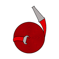 Image showing Fire Hose Icon