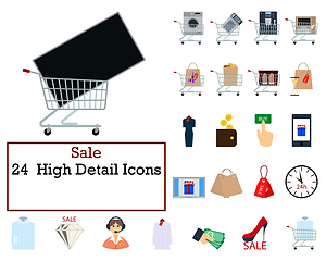 Image showing Sale Icon Set