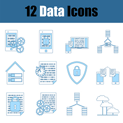 Image showing Data Icon Set