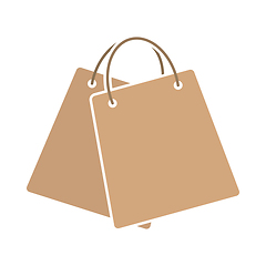 Image showing Two Shopping Bags Icon