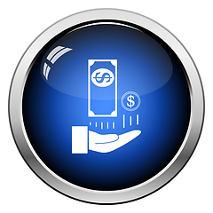 Image showing Cash Back To Hand Icon