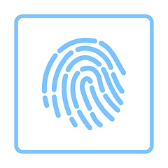 Image showing Fingerprint Icon