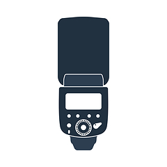 Image showing Icon Of Portable Photo Flash