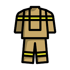 Image showing Fire Service Uniform Icon