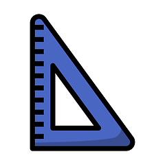 Image showing Icon Of Triangle