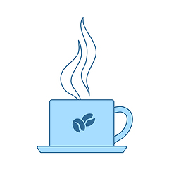 Image showing Smoking Cofee Cup Icon