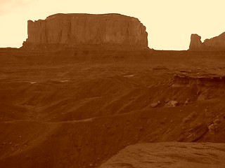 Image showing Mountain in Desert