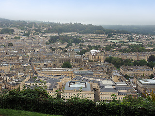 Image showing Aerial view of Bath