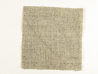 Image showing Vintage looking Brown fabric sample