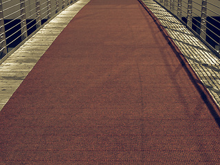 Image showing Vintage looking Red carpet