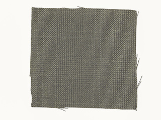 Image showing Vintage looking Black fabric sample