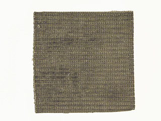 Image showing Vintage looking Green fabric sample