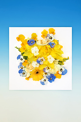Image showing Spring and Easter Abstract Flower Arrangement 
