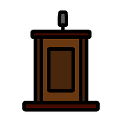 Image showing Witness Stand Icon