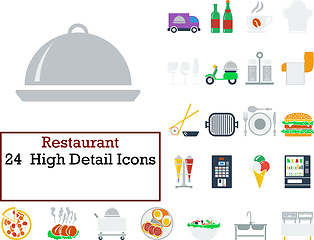 Image showing Restaurant Icon Set