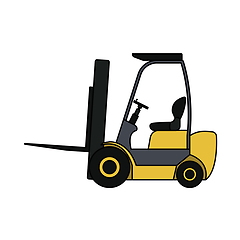 Image showing Warehouse Forklift Icon