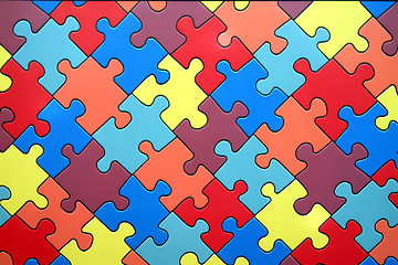 Image showing puzzle background