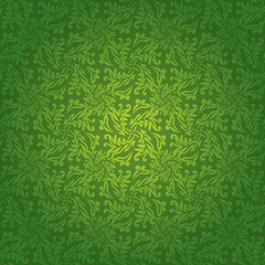 Image showing green floral tile
