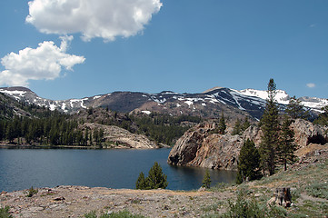 Image showing Snow in July