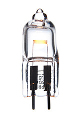 Image showing Halogen light bulb isolated on white.