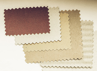 Image showing Vintage looking Paper swatch