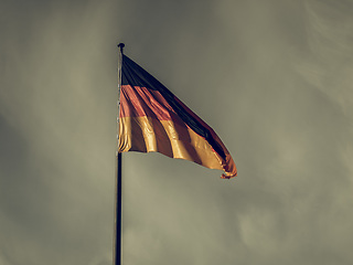 Image showing Vintage looking German flag