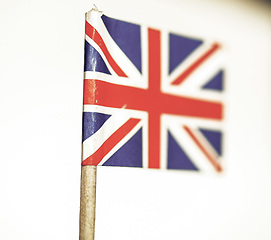 Image showing Vintage looking UK Flag