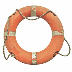 Image showing Vintage looking Lifebuoy