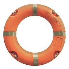 Image showing Vintage looking Lifebuoy