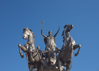 Image showing Boadicea monument in London