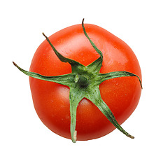 Image showing Red tomato isolated over white