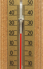 Image showing Thermometer for air temperature measurement