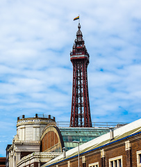 Image showing The Blackpool Tower (HDR)