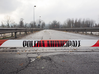 Image showing Police line, do not cross