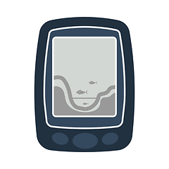 Image showing Icon Of Echo Sounder