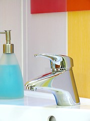 Image showing Interior of bathroom - basin