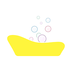 Image showing Baby Bathtub Icon