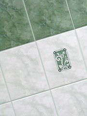 Image showing Detail of tiles