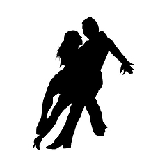 Image showing Dancer Silhouette