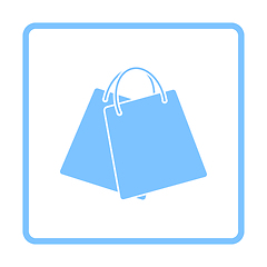 Image showing Two Shopping Bags Icon