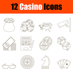 Image showing Casino Icon Set