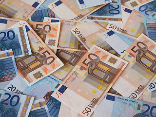 Image showing Euro (EUR) notes, European Union (EU)