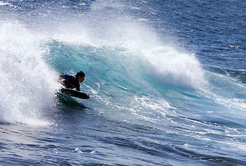 Image showing bodyboarder (for editorial use only)