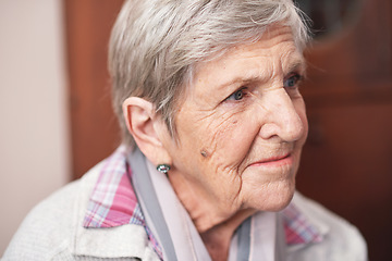 Image showing Portrait beautiful elderly woman smiling