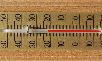 Image showing Thermometer for air temperature measurement