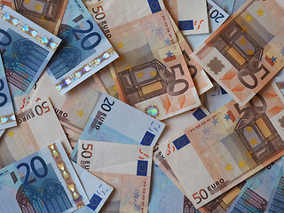 Image showing Euro (EUR) notes, European Union (EU)