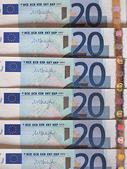 Image showing Euro (EUR) notes, European Union (EU)