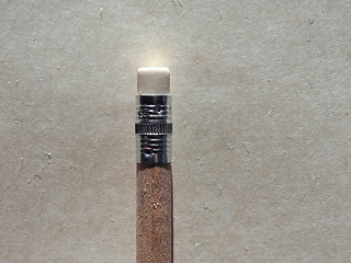 Image showing Pencil with eraser
