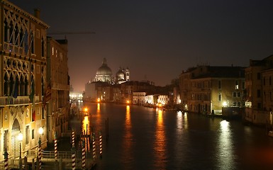 Image showing Venice by Night - Canl Grande